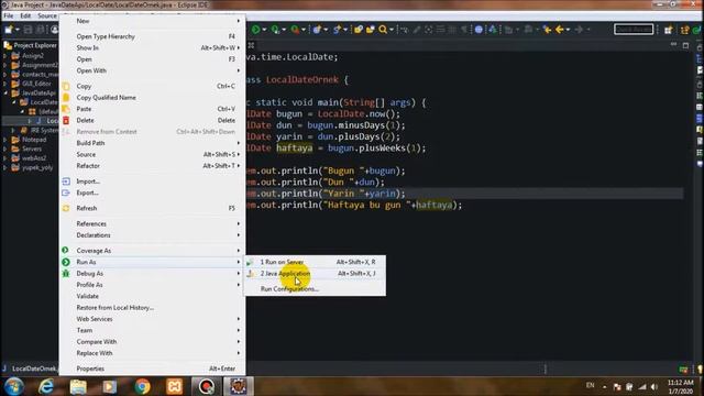 Java DATE API giris Ders 1 смотреть онлайн