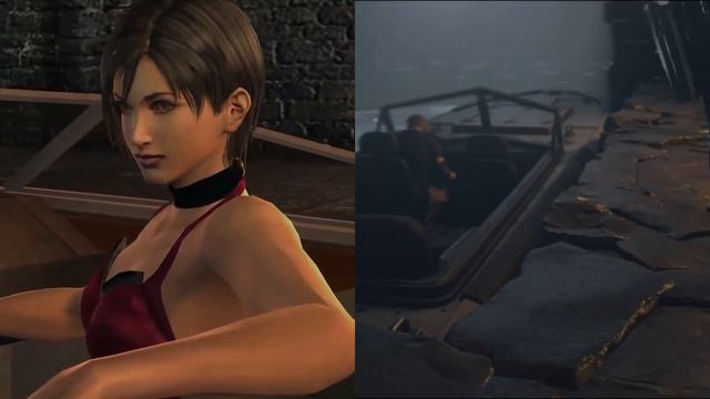 These couple switch places in this cutscenes | Resident Evil 4 original vs remake смотреть онлайн