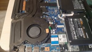 снятие вентиляторов у ноутбука HP Pavilion Gaming 15-dk1017ur