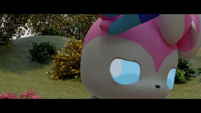 Sylveon Vs Spore FIGHT\ Eeveelutions Pokemon Blender 3D Animation
