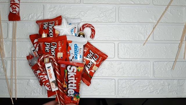 Букет из конфет |Новогодний букет 2020 год | Подарок на новый год для ребенка| DIY Bouquet смотреть онлайн
