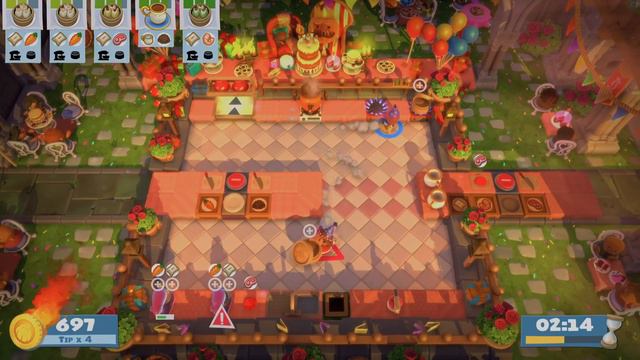 Overcooked! All You Can Eat Birthday 1-4 [4 Stars] [2 Players] смотреть онлайн