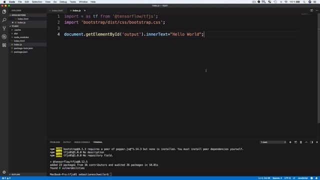 TensorFlow.js Crash Course - Machine Learning For The Web - Getting Started смотреть онлайн