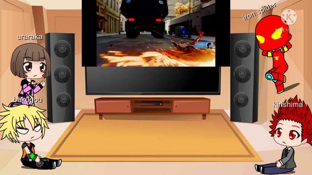 gacha life mha react to deku as spiderman like and subscribe смотреть онлайн