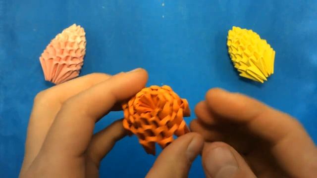 Как сделать оригами пасхальное яйцо из бумаги. Модульное оригами 3D яйцо своими руками мастер класс смотреть онлайн