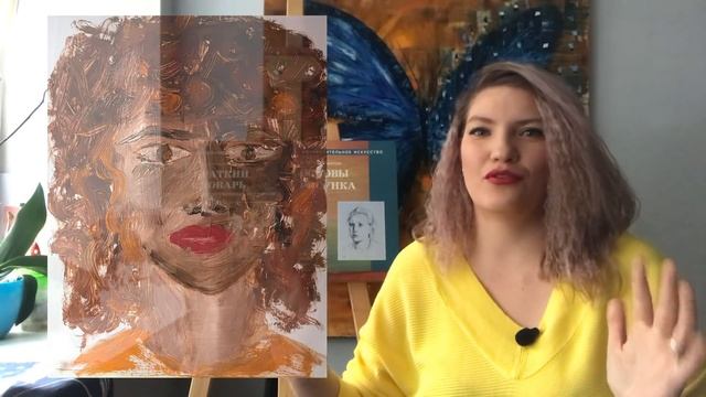 Как научиться рисовать портрет ! Личный опыт!пишем маслом! смотреть онлайн