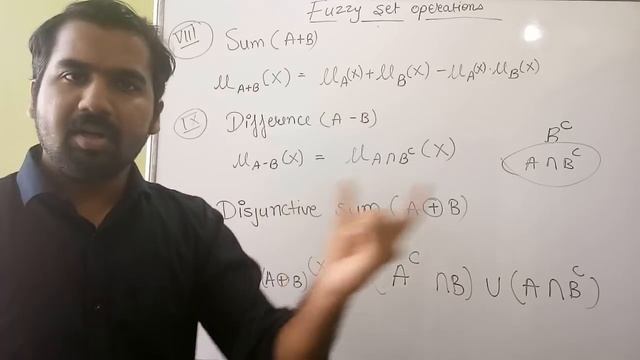 Fuzzy Set Operations : Sum,Difference,Disjunctive Sum Explained in Hindi смотреть онлайн