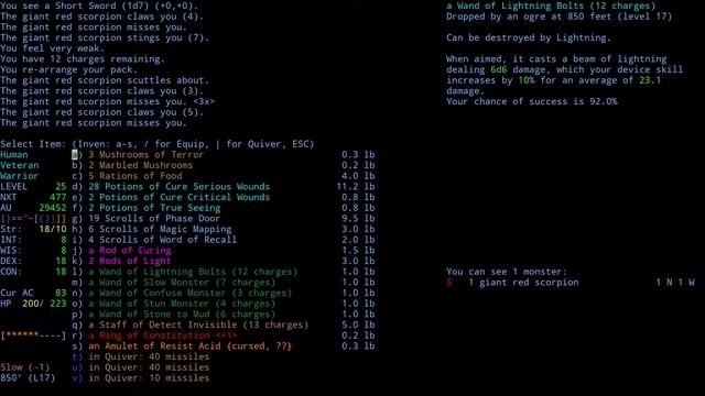 815: Angband \\ This floor 17 is a huge, twisting cave! смотреть онлайн