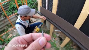 Монтаж фиброцементного сайдинга Кедрал