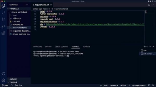 Indeed Simple OAuth API Example: python & requests-oauthlib