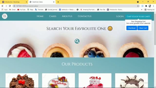 Cakeshop web app using python django | full stack devlopment | project review смотреть онлайн