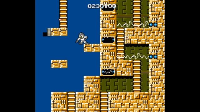 Dendy (Famicom,Nintendo,Nes) 8-bit MegaMan (RockMan) 1 part stage Elecman