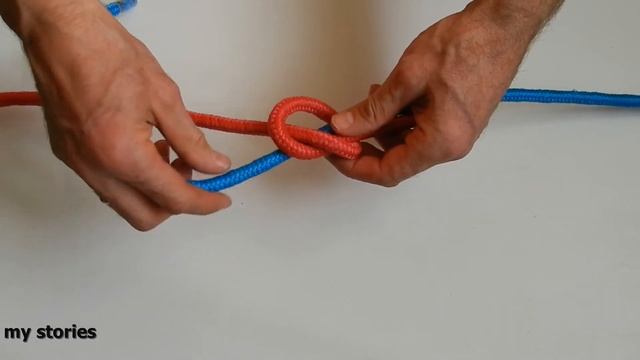 Как связать две веревки. Встречный узел. DIY смотреть онлайн