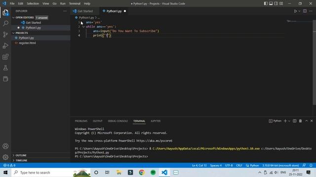 How to use While Loop|Beyond Tech| Visual Studio Code|Python| смотреть онлайн