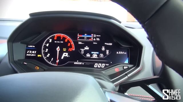 Lamborghini Huracan LP610-4 - Dashboard Display Tour смотреть онлайн
