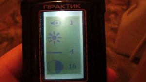 Эхолот "Практик ЭР-6 Pro" калибровка, меню, режим "Демо"