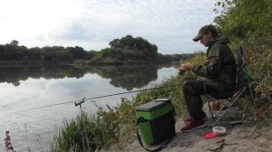 Рыбалка на резинку. Ночевка осенью на реке Дон.