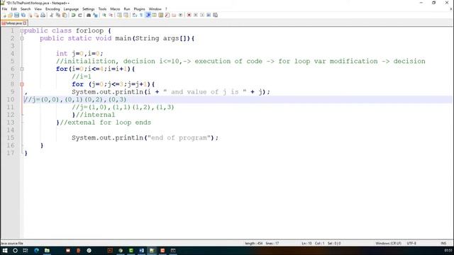 java - All about for loops and labelled loops смотреть онлайн