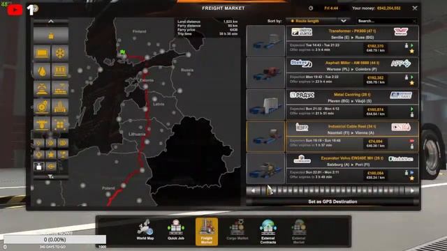 ETS 2 | SPECIAL CARGO DELIVERY | Volvo FH Globetrotter XL смотреть онлайн