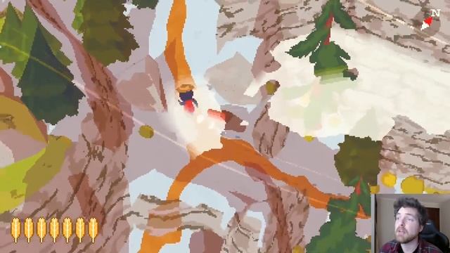 A Short Hike (03) - Let's Play Walkthrough! - We made it to the top of Hawk Peak!!