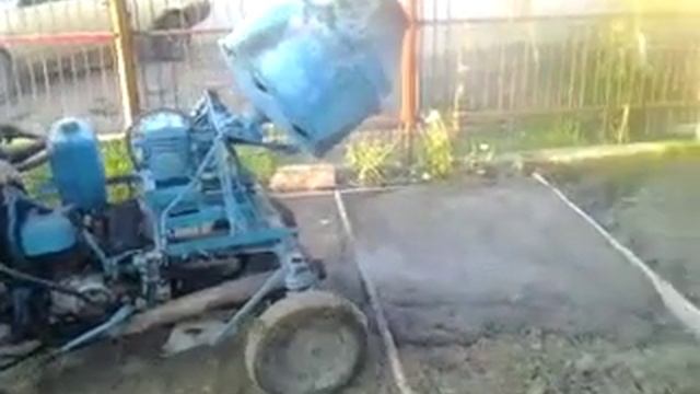 Самодельная бетономешалка смотреть онлайн