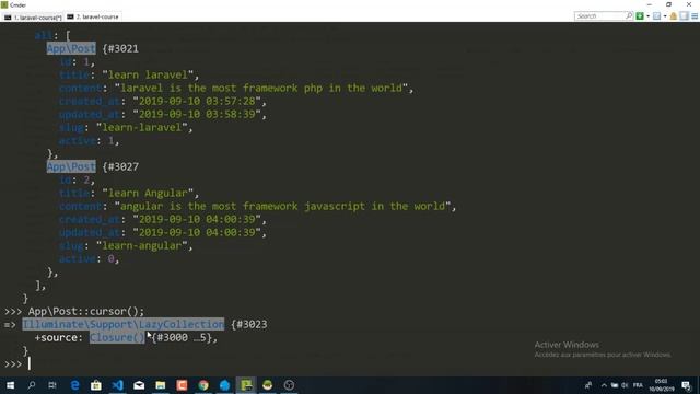 12 - Laravel 6 | TINKER & ELEQUENT | Mohamed IDBRAHIM смотреть онлайн