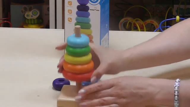 Пирамидка деревянная Круг Д006 МДИ