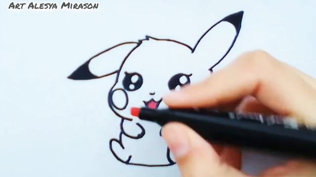 Как нарисовать Пикачу//Подпишись ? смотреть онлайн