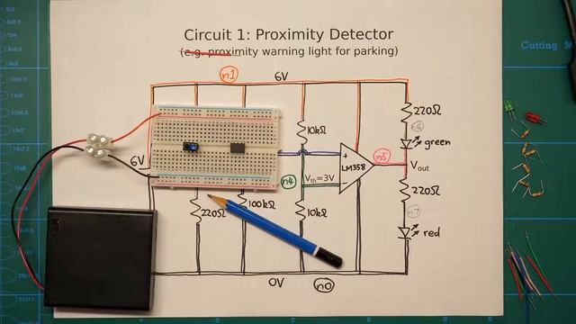 From circuit diagram to breadboard - worked example - TCRT5000 proximity detector смотреть онлайн