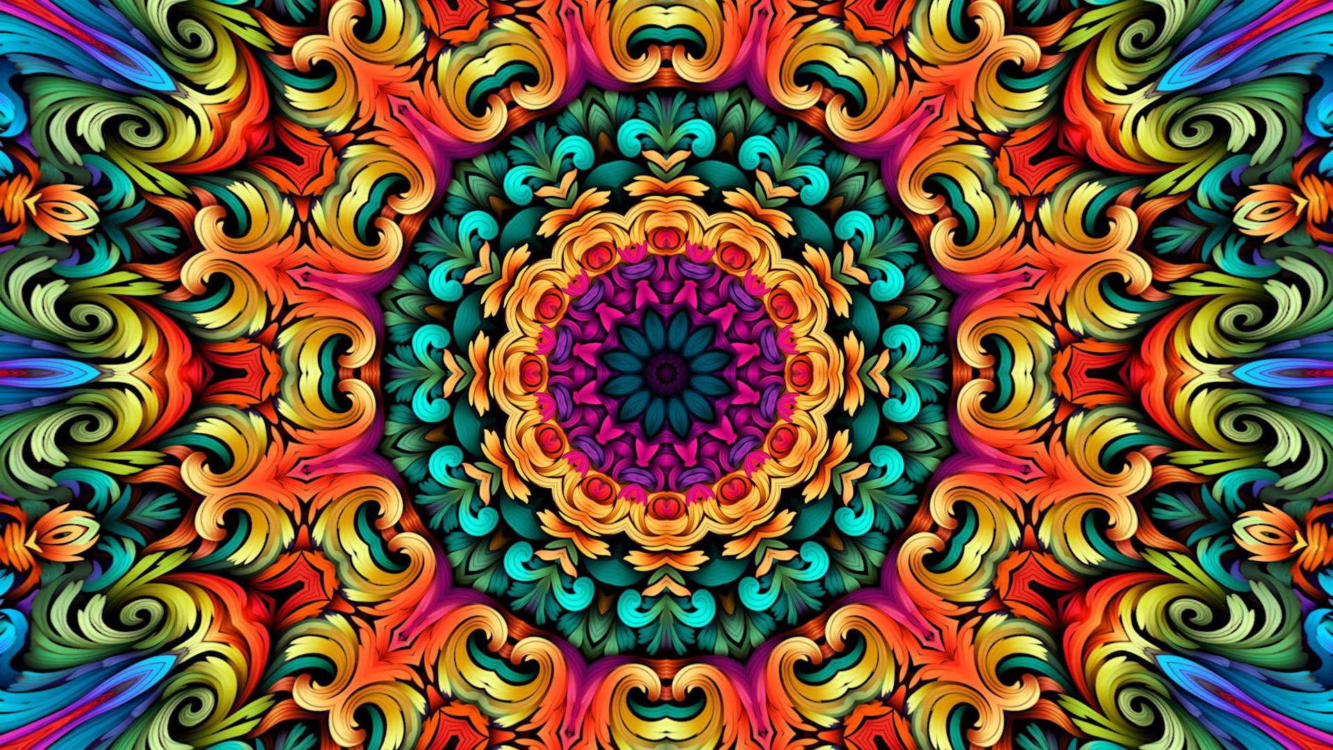 Мандала Волшебный лес