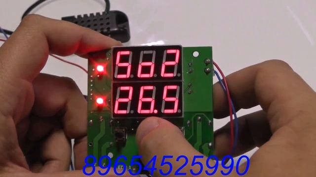 Контроллер температуры и влажности для инкубатора смотреть онлайн