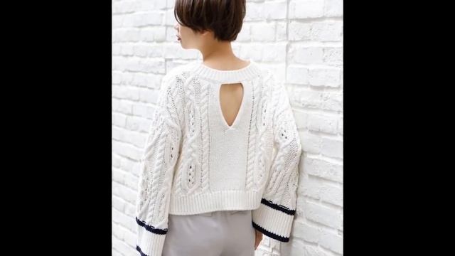 Женские Модные Джемпера и Пуловеры Спицами - 2019 / Women's Fashion Sweaters and Pullovers смотреть онлайн