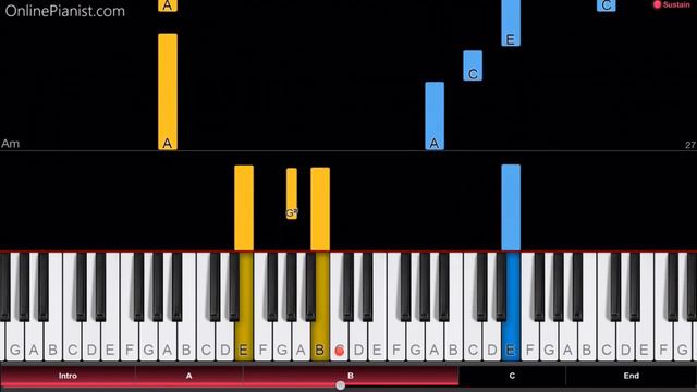 DELTARUNE - The Legend - Easy Piano Tutorial смотреть онлайн