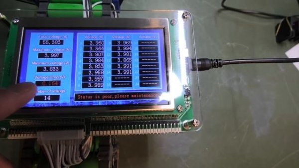 1S~24S Lithium Battery Pack - Cell Voltage Tester & Monitor - 1051