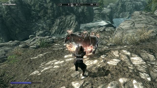 Skyrim Как быстро прокачать школу разрушения смотреть онлайн