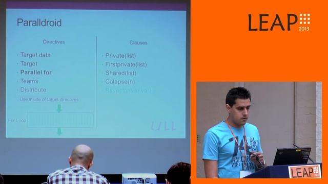 LEAP 2013 : Paralldroid: A Framework for Parallelism in Android смотреть онлайн