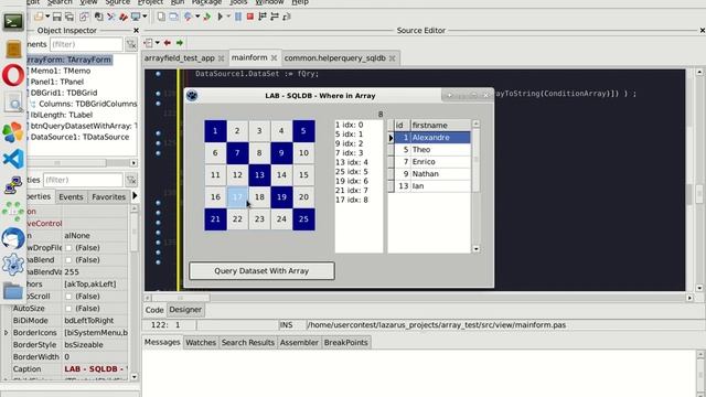 Where IN [Array] - SQLDB / SQLite смотреть онлайн