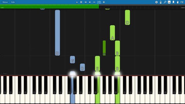 SLOW piano tutorial "TO ZANARKAND" Final Fantasy X, with free sheet music смотреть онлайн