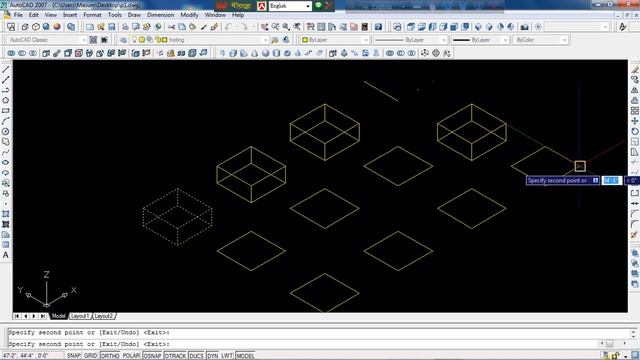 Footing Column Beam 2D 3D Draw in AutoCAD смотреть онлайн