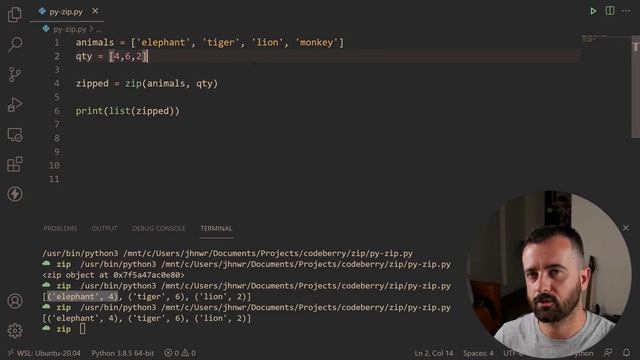 Python zip – Python tutoriaali aloittelijoille – Ohjelmointikoulu CodeBerry смотреть онлайн