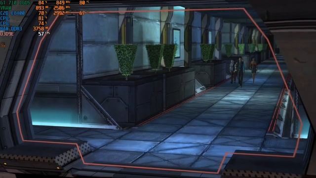 Tales From The Borderlands on GT710 1GB GDDR5 (underclocked), Core 2 Duo E8400, 4GB RAM смотреть онлайн