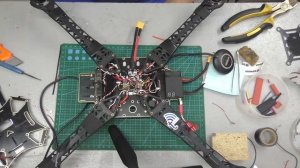 Установка полетного контроллера Matek F405-CTR на S500 10". Часть 8