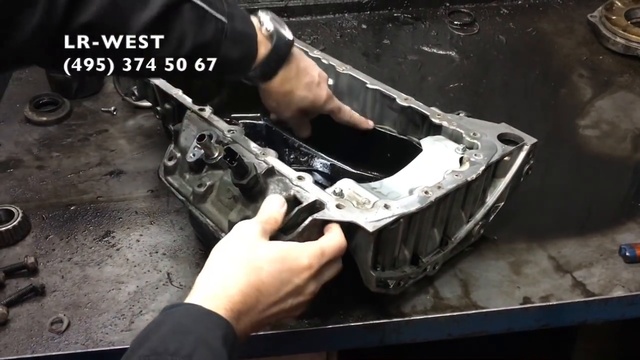 Freelander 2 - заметки по ремонту №3 - как переуплотняется поддон и картер дизельного двигателя смотреть онлайн