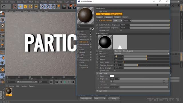 Красивый текст из частиц в Cinema 4D (Particles Text in Cinema 4D) смотреть онлайн