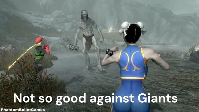 Skyrim SE Chun Li and Cammy White follower/preset mods смотреть онлайн