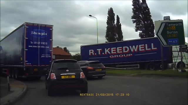 Amazing 'C1 Joe' number plate spotted on a Fiat 500! | Staffs Dashcam смотреть онлайн