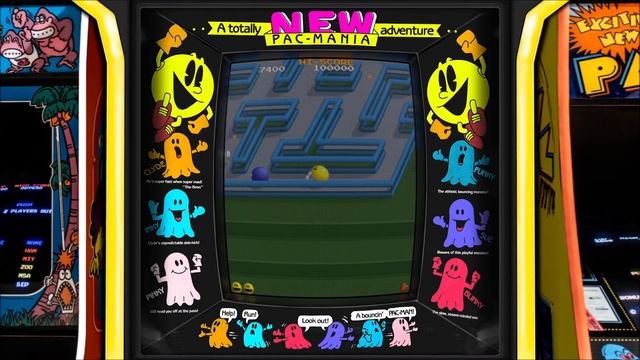 Pac-Mania, Realistic Arcade Bezel with Reflective Shader by HyperSpaceMadness смотреть онлайн