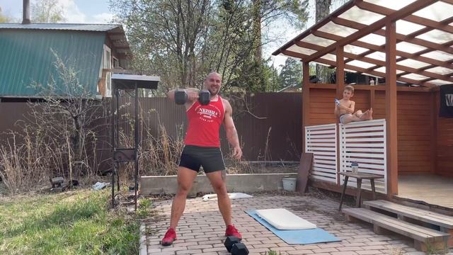 ДАЧА | КРОССФИТ , круговая жиросжигающая тренировка смотреть онлайн