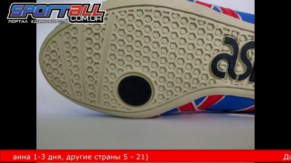 Борцовки Асикс Asics Tiger сборной России (голубые) купить