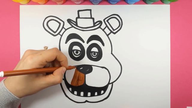 Desenez si Colorez ursul Freddy I Cinci Nopți la Freddy I Deseneaza cu Nao смотреть онлайн